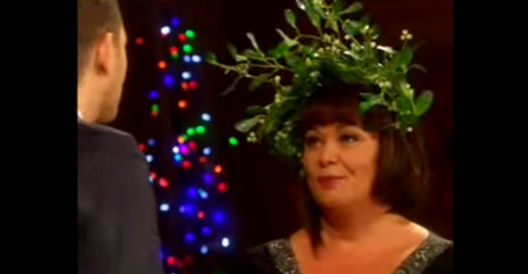 Dawn French Snogs Michael Bublé at Christmas Live