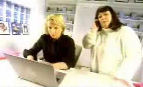 French and Saunders Having Computer Trouble