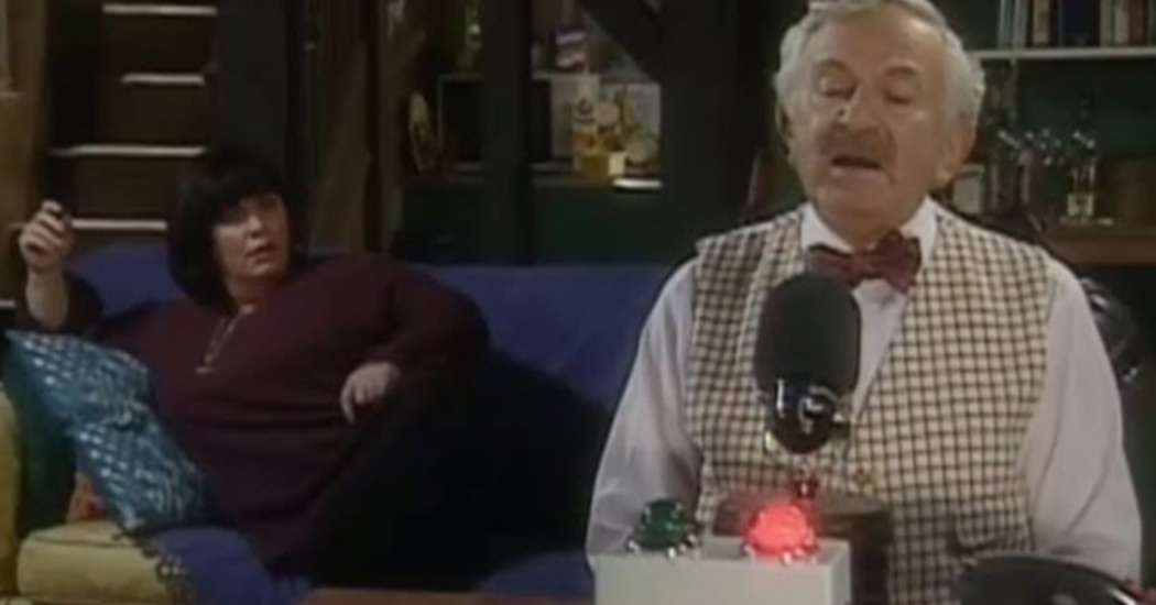Frank Has His Turn On Dibley Radio But Nobody Was Expecting Him To Come Out